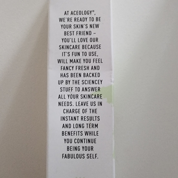 Aceology green tea mask - Picture 4 of 4